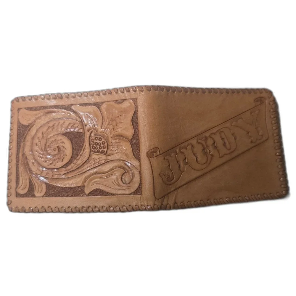 Vintage Tooled Leather Wallet
